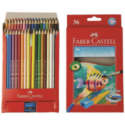 LAPIZ FABER-CASTELL ACUARELABLE CARTON 36C 114437