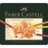 LAPIZ FABER-CASTELL POLYCHROMO  24 COLORES CAJA METAL 110024