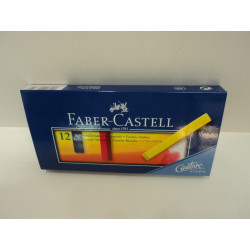 TIZA FABER-CASTELL GOLDFABER PASTEL 12 COLORES CAJA CARTON 128312