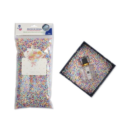 BOLSA BOLAS ESPUMA DE COLORES C/TARJETA POESSA 333203