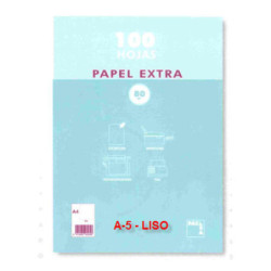 PAQUETE REPRO A-5 80G PACSA PAPEL EXTRA LISO 100H 21814