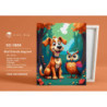 LIENZO ALEX BOG PINTAR POR NUMEROS 40*50 BEST FRIENDS OWL-DOG SG-1884