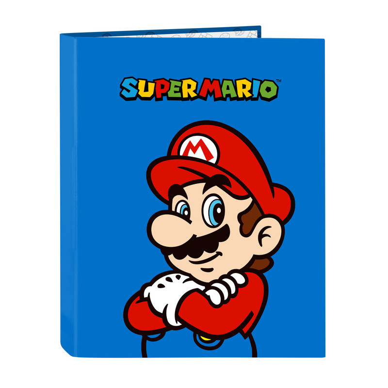 CARPETA FOLIO 4 ANI.MIXTAS SUPER MARIO "PLAY" 512371067 SAFTA24