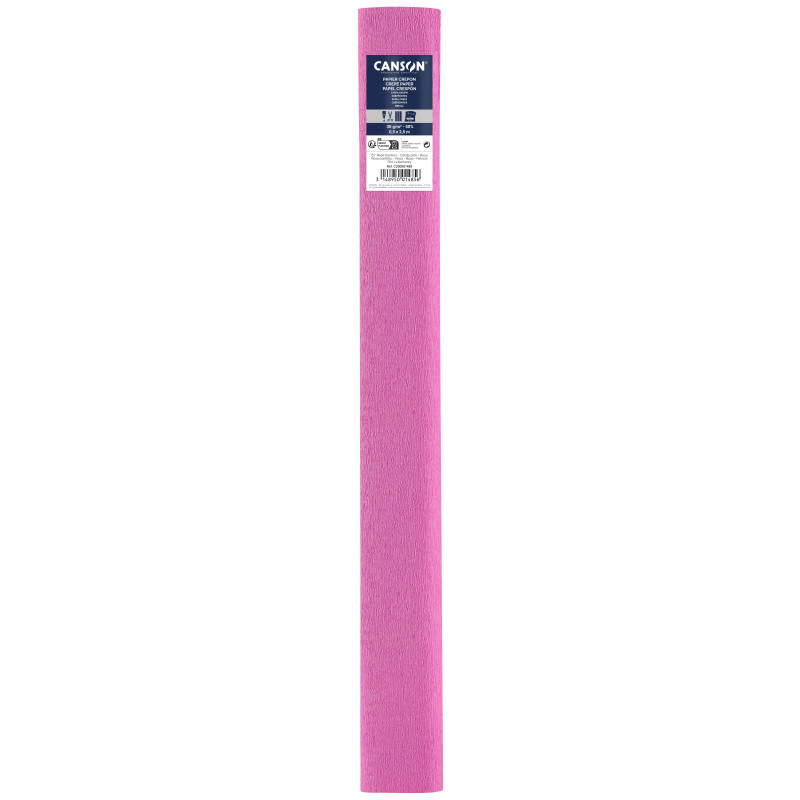 PAPEL CREPE 0,50X2,50M 60% ROSA CANSON