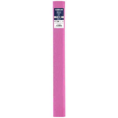 PAPEL CREPE 0,50X2,50M 60% ROSA CANSON