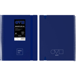 FOAM. MAXIPLÁS 40 FUNDAS UNEQUAL MINIMAL AZUL A4 AZUL GRAFOPLAS24 39224230 (MIN 2U)