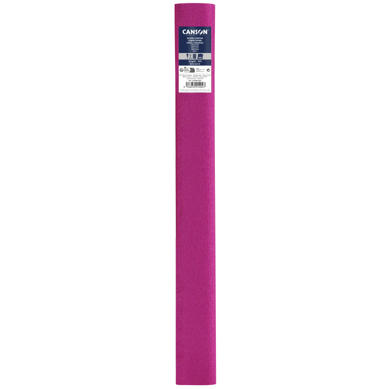 PAPEL CREPE 0,50X2,50M 60% FRAMBUESA CANSON