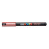 MARCADOR UNI-BALL POSCA PC-1MR PUNTA EXTRA FINA 0,7MM ROJO METALICO -M15-