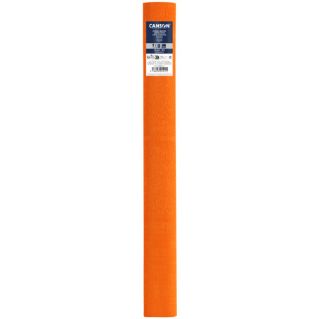 PAPEL CREPE 0,50X2,50M 60% NARANJA ZINNIA CANSON