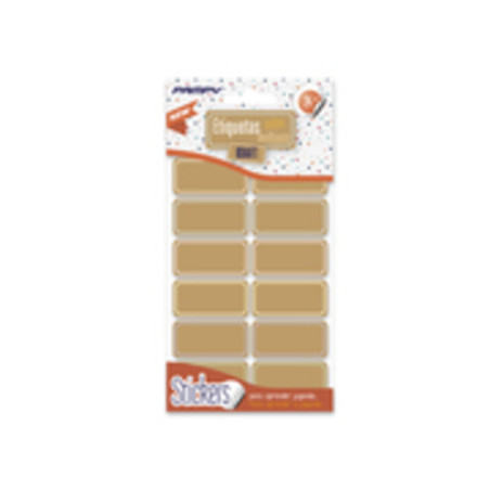 ETIQUETA PAMPY SURTIDA KRAFT 48U 2 MOD 324585 POESSA ^