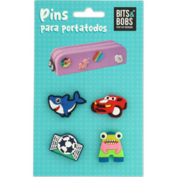 SET DE PINS PARA PORTATODO SILICONA 37762200 GRAFOPLAS25 1U