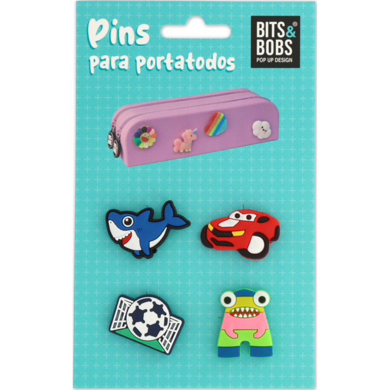 SET DE PINS PARA PORTATODO SILICONA 37762200 GRAFOPLAS25 1U