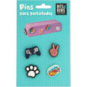 SET DE PINS PARA PORTATODO SILICONA 37762201 GRAFOPLAS25 1U