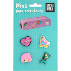SET DE PINS PARA PORTATODO SILICONA 37762202 GRAFOPLAS25 1U