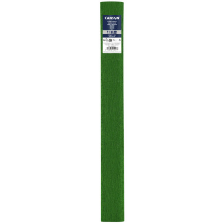 PAPEL CREPE 0,50X2,50M 60% VERDE HELECHO CANSON