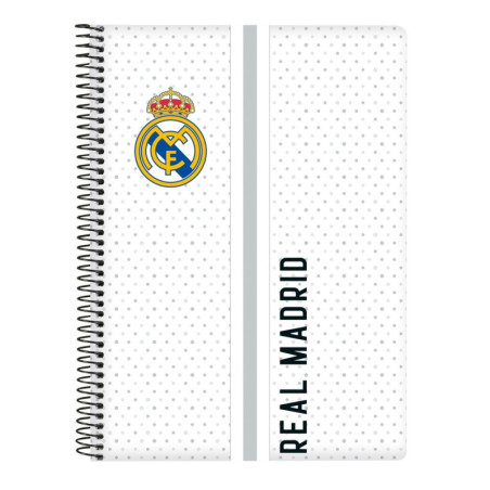 LIBRETA CUARTO 80 H. TAPAS DURAS REAL MADRID 1ª EQUIP. 24/25 SAFTA25 ENERO 512454065