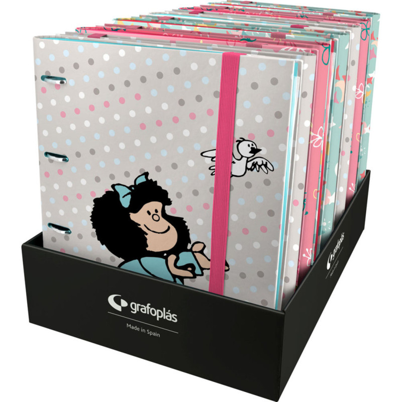 EXPOSITOR 12 CARPEBOOK A4 FORRADO MAFALDA 70996118 GRAFOPLAS25 1U