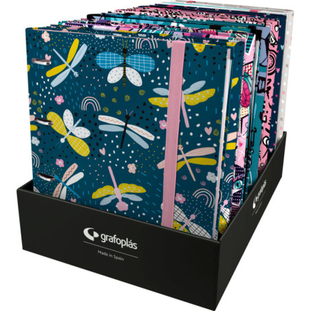 EXPOSITOR 12 CARPEBOOK A4 FORRADO DISEÑO 1 70996119 GRAFOPLAS25 1U