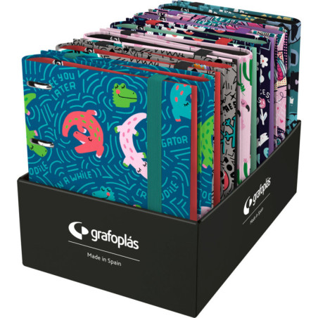 EXPOSITOR 12 CARPEBOOK A5 FORRADO DISEÑO 70996210 GRAFOPLAS25 1U