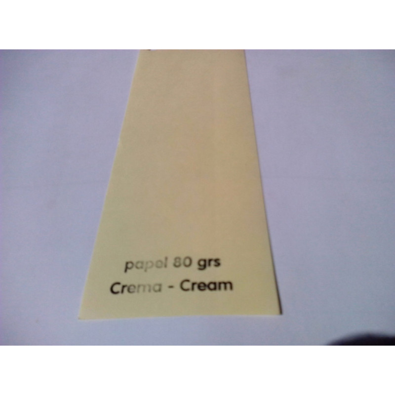 PAQUETE REPRO A-4 80G FABRISA AMARILLO CREMA (CREAM) 100H