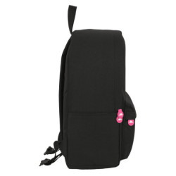 MOCHILA PARA PORTATIL 14,1" KAPPA "BLACK AND PINK" SAFTA23 ENERO 612305902