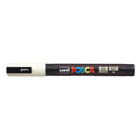MARCADOR UNI-BALL POSCA PC-3M PUNTA REDONDA 0,9-1,3MM MARFIL -46-