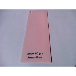 PAQUETE REPRO A-4 80G FABRISA ROSA CLARO (ROSE) 100H