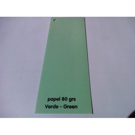 PAQUETE REPRO A-4 80G FABRISA VERDE CLARO (GREEN) 100H