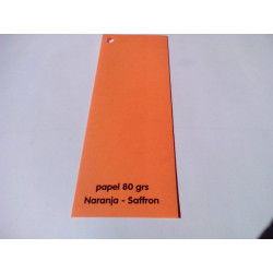 PAQUETE REPRO A-4 80G FABRISA NARANJA  (SAFFRON) 100H