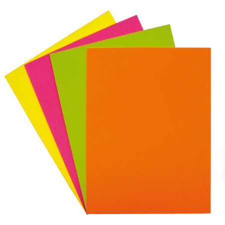 PAPEL FLUOR A3 NARANJA NEON 500 HOJAS GRAFOPLAS 65009156