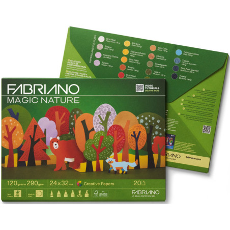 MAGIC NATURE COLLECTION SURTIDO PREMIUM 24 X 32 CM PACK 20 HOJAS SADIPAL