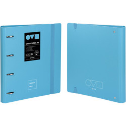 FOAM. CARPEBOOK 4D35 A4 UNEQUAL MINIMAL AZUL PASTE A4 AZUL CIELO GRAFOPLAS24 88104033 (MIN 2U)