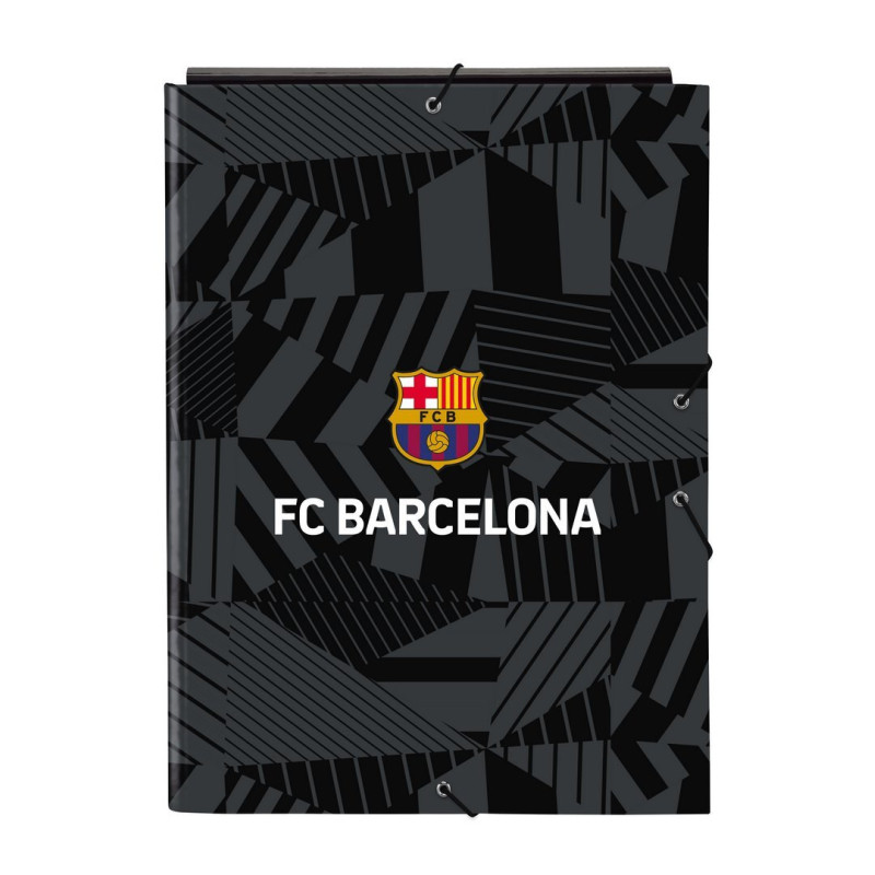 CARPETA FOLIO 3 SOLAPAS F.C.BARCELONA "BLACK" SAFTA25 ENERO 512426068