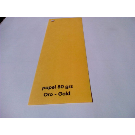 PAPEL REPRO 80G A-4 PAPERLINE AMARILLO ORO (GOLD) 500H