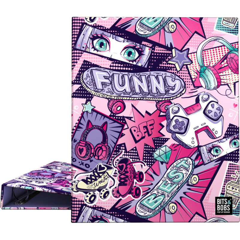 CARPETA ANILLAS 4D25MM A4 B&B MANGA A4 88142716 GRAFOPLAS25 2U