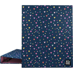 CARPETA ANILLAS 4D25MM A4 B&B HEARTS A4 88142722 GRAFOPLAS25 2U