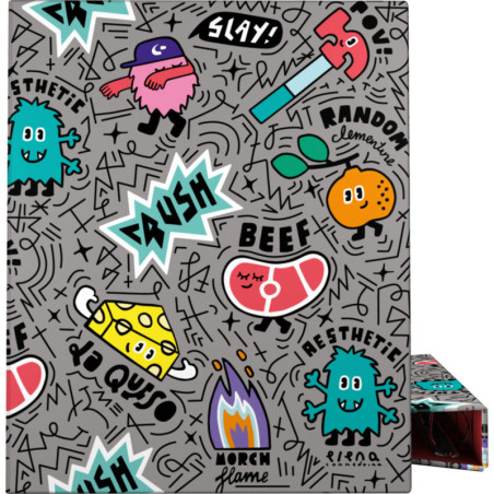 CARPETA ANILLAS 4D25MM A4 EC RANDOM A4 88142728 GRAFOPLAS25 2U