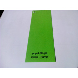 PAPEL REPRO 80G A-4 PAPERLINE VERDE LORO (PARROT) 500H