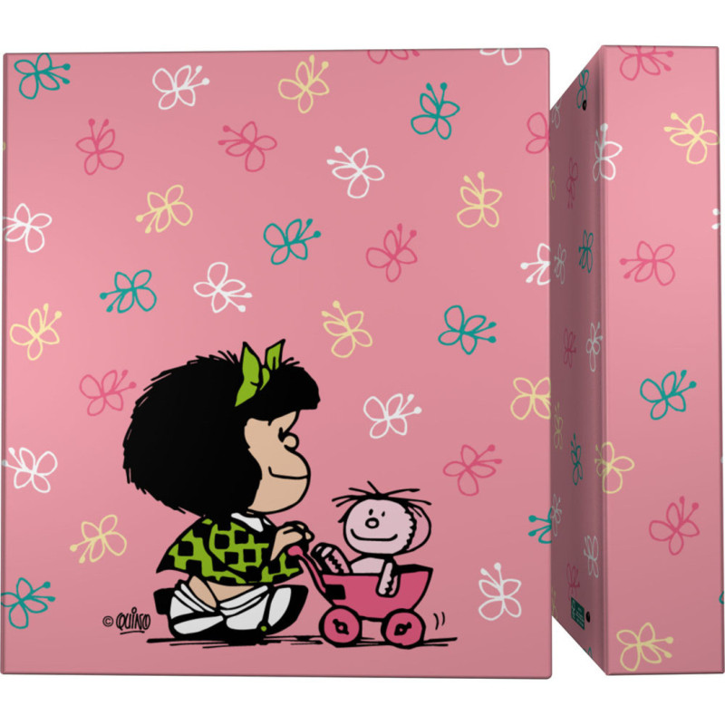 CARPETA ANILLAS 4D40MM A4 MAFALDA BABY CART A4 88172724 GRAFOPLAS25 2U