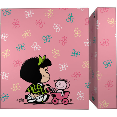 CARPETA ANILLAS 4D40MM A4 MAFALDA BABY CART A4 88172724 GRAFOPLAS25 2U
