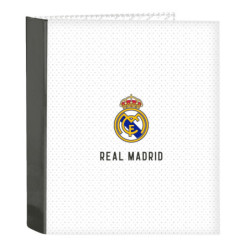 CARPETA F. 4 ANILLAS 35MM LOMO ANCHO REAL MADRID 1ª EQUIP. 24/25 SAFTA25 ENERO 512454657