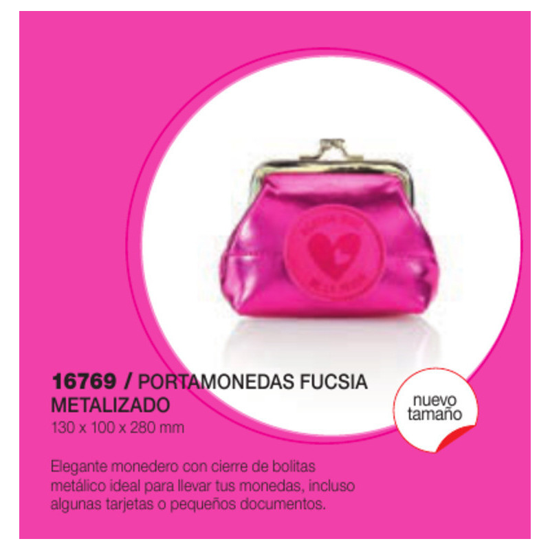 MONEDERO MIQUELRIUS17 BROCHE METALIZADA ARP 16769