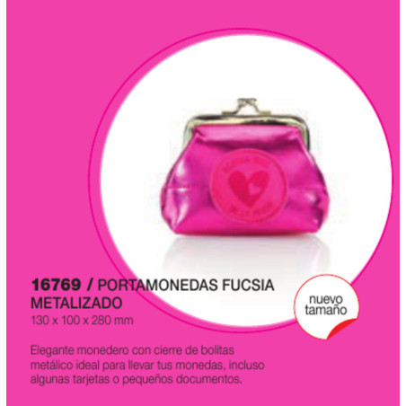 MONEDERO MIQUELRIUS17 BROCHE METALIZADA ARP 16769
