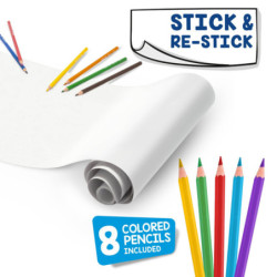 JUEGO CARIOCA KIT COLOREAR ROLLO 198*30CM LISO BLANCO UNIDAD 42980