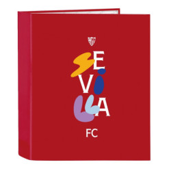 CARPETA F. 4 ANILLAS 35MM LOMO ANCHO SEVILLA FC SAFTA25 ENERO 512465657