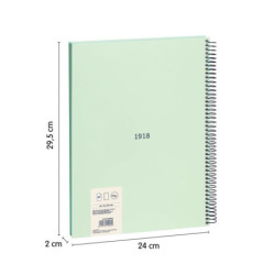CUADERNO EUROPEAN MILAN A4 80 LISO 95G 430 SINCE 1918 VERDE 57141E80GR