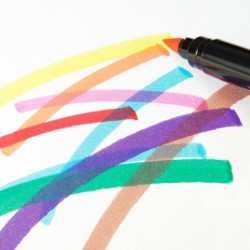 ROTULADOR MILAN PUNTA PINCEL CAJA CARTON 10 COLORES 612610 UNIDAD