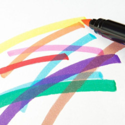 ROTULADOR MILAN PUNTA PINCEL CAJA CARTON 24 COLORES 612624 UNIDAD