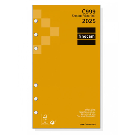 AGENDA ANUAL FINOCAM25 C999-REC.ANUAL.609 (94*171) SVH 2025+ 201260025