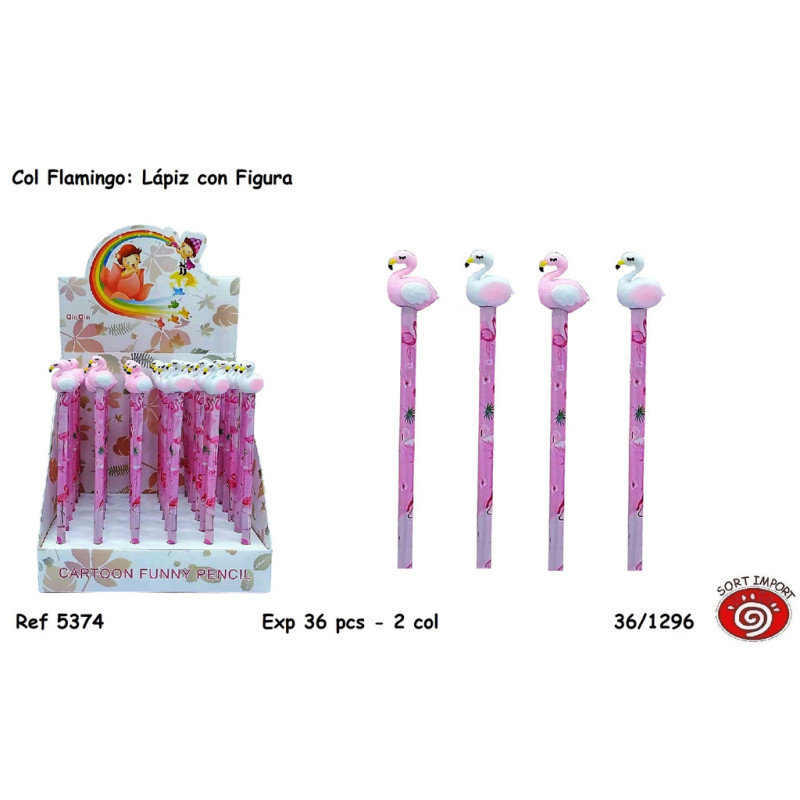 LAPIZ DECORADO SORT SERIE FLAMENCOS 5374 (36)